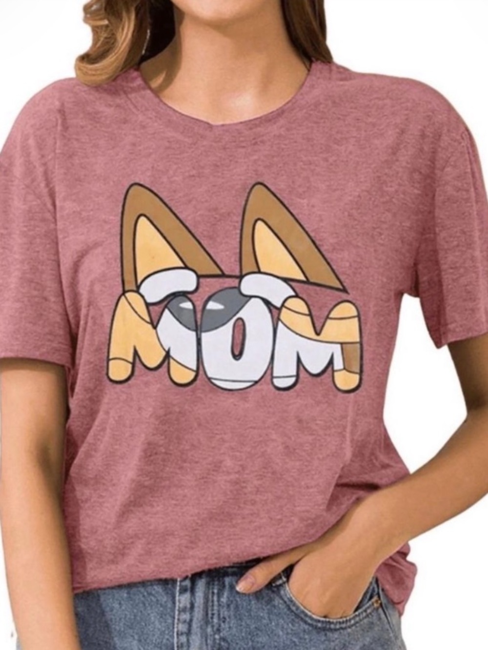 Small Dog Mom Graphic Tee NEW